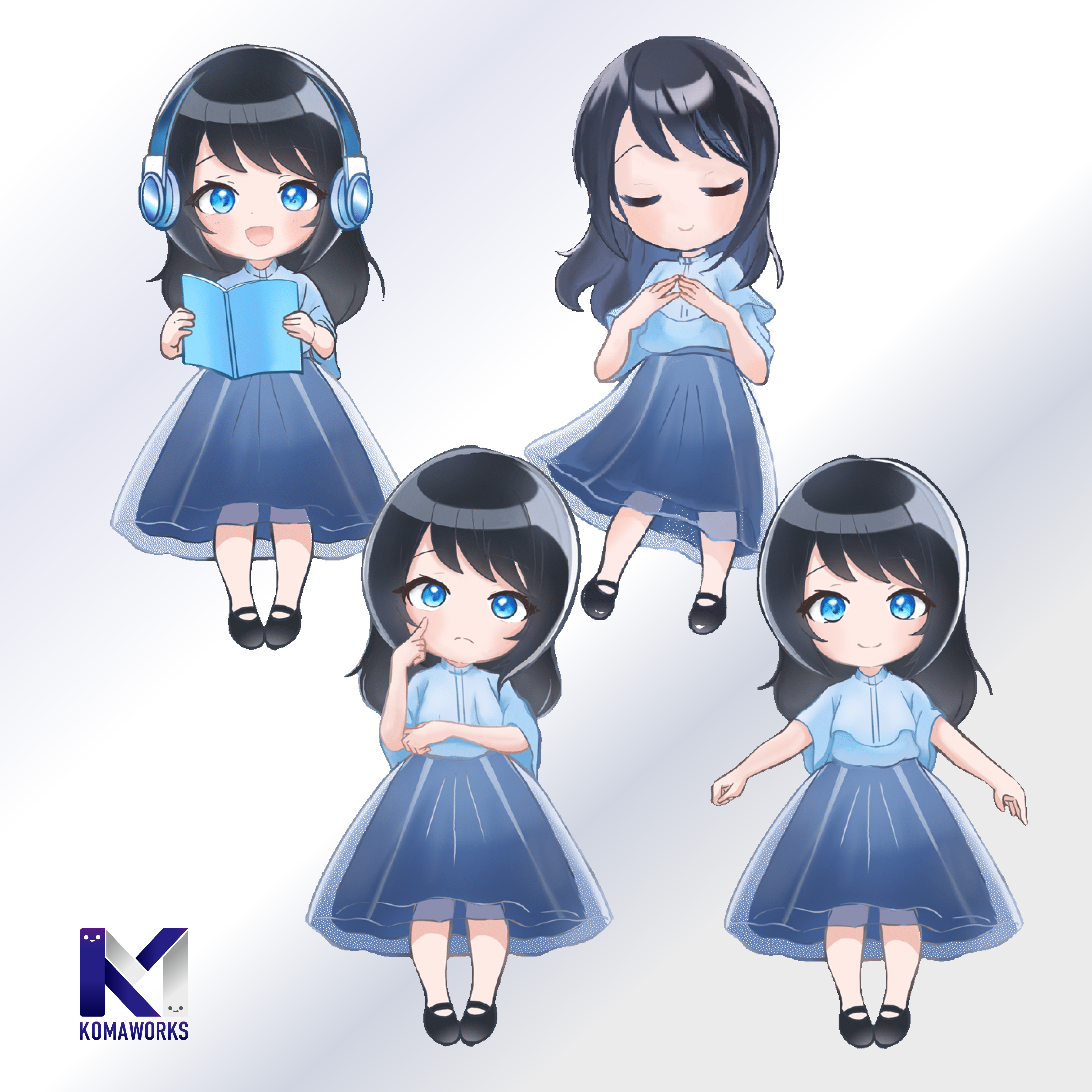 【制作事例】ミニキャラ　差分制作